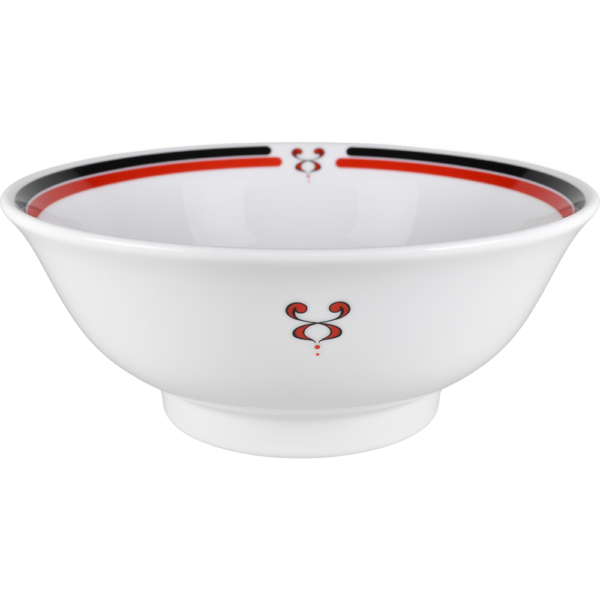 00790059 特選麺の器 1 リムライン（赤） 丸反7寸丼 20.8×8.3㎝ 1310㏄ P.154 ￥3150（税抜）