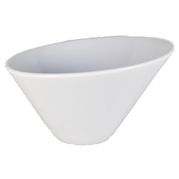 00850998 スタイリッシュ麺丼 2 スラント（白） 18㎝ボール 18×10.7×8.6㎝ 865㏄ P.39 ￥3500（税抜）