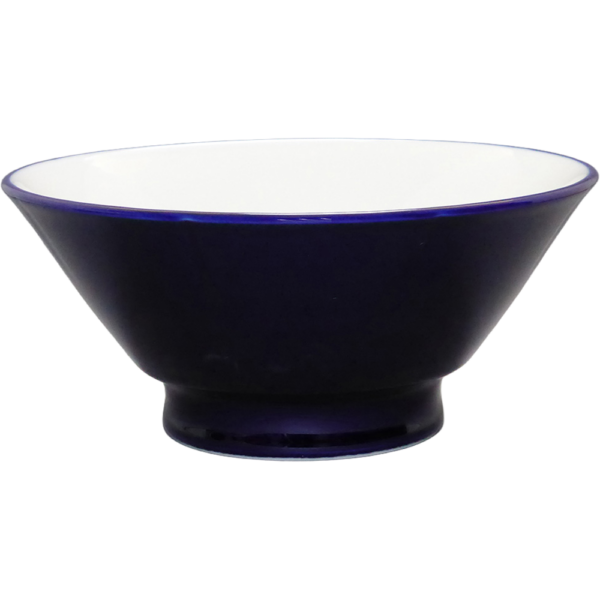 00920073 ルリ釉（中白） 切立高台6.5丼  20×9㎝ 1050㏄ P.73 ￥2450（税抜）