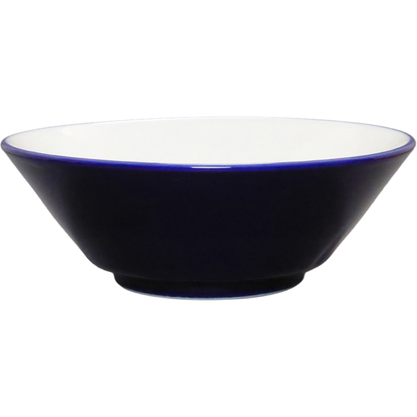 00920731 ルリ釉（中白） 切立6.8丼（厚口） 20.1×7.7㎝ 1000㏄ P.73 ￥2300（税抜）