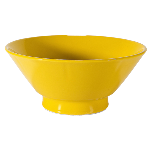 01020073 ウルトライエロー 切立高台6.5丼 20×9㎝ 1050㏄ P.59 ￥2500（税抜）