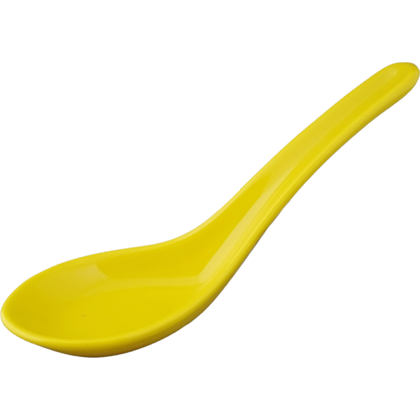 01020205 レンゲ 3 ウルトライエロー 6寸レンゲ  17.8×5.5㎝ P.186 ￥1200（税抜）