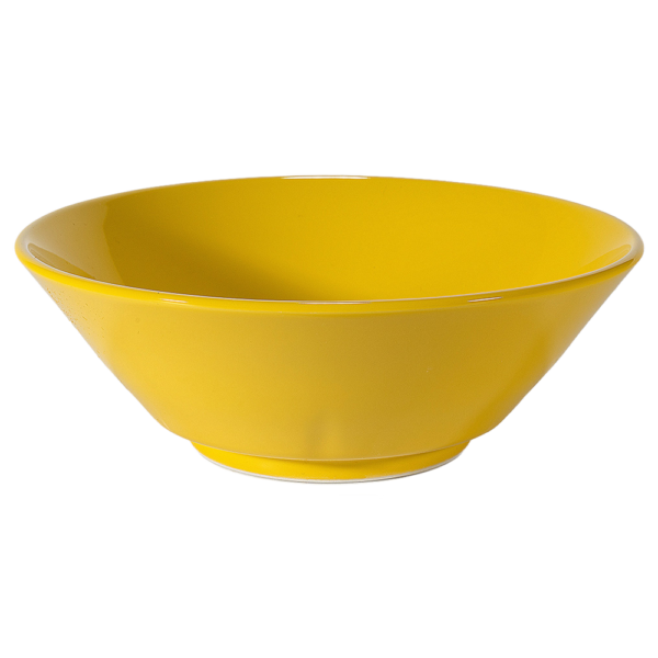 01020730 ウルトライエロー 切立6.3丼（厚口） 19.6×7㎝ 900㏄ P.59 ￥1950（税抜）