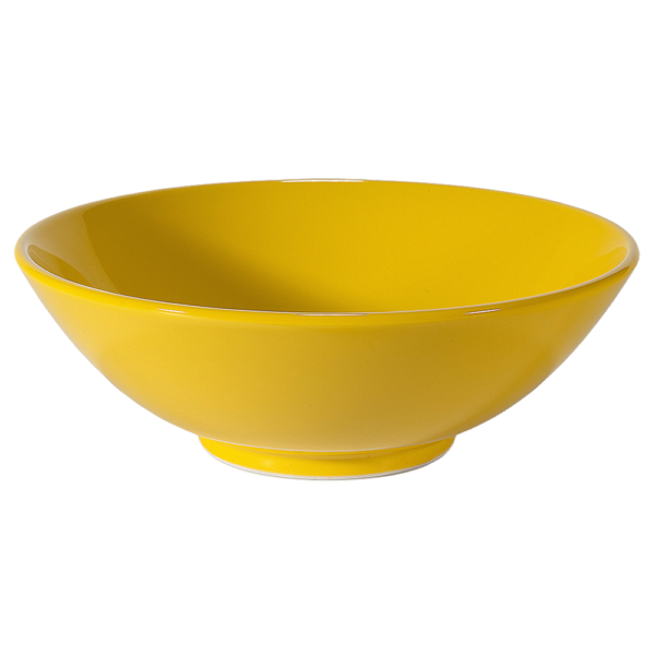 01020814 ウルトライエロー 丸6寸丼 18.2×6.4㎝ 700㏄ P.59 ￥1850（税抜）
