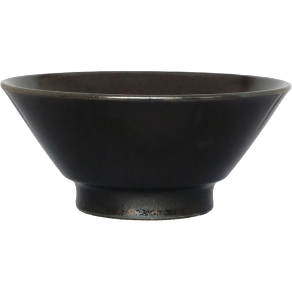 01030073 柚子黒 切立高台6.5丼 20×9㎝ 1050㏄ P.61 ￥2350（税抜）
