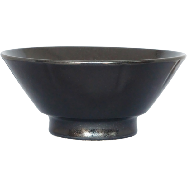 01030687 柚子黒 切立高台7寸丼 21×9.2㎝ 1280㏄ P.61 ￥2700（税抜）