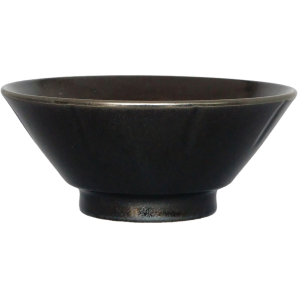 01030709 柚子黒 切立高台6.3丼 18.8×8㎝ 900㏄ P.61 ￥2250（税抜）