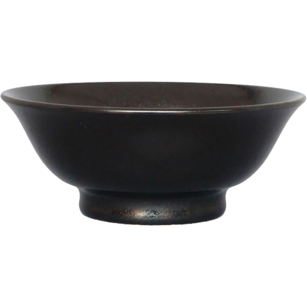 01030713 柚子黒 6.5反高台丼 20.2×8.2㎝ 1080㏄ P.61 ￥2300（税抜）