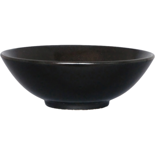 01030814 柚子黒 丸6寸丼 18.2×6.4㎝ 700㏄ P.61 ￥1700（税抜）