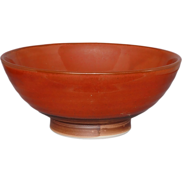 01050685 特選麺の器 22 赤 7寸反丼  21.5×8.5㎝ P.175 ￥3600（税抜）