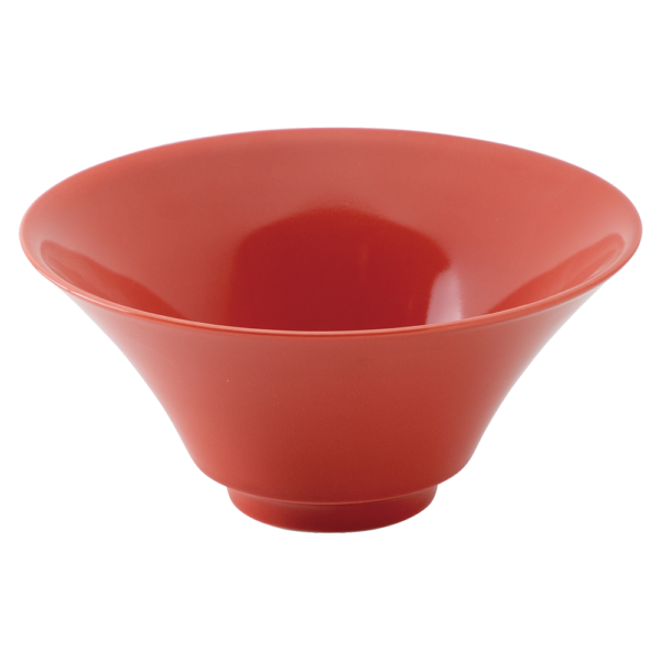 01051298 変形シリーズ 赤 21.5㎝深口ラーメン丼 21.8×9.3㎝ 1450㏄ P.54 ￥1900（税抜）