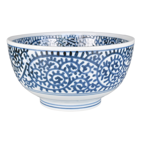 01120981 小鉢・つけ麵 1 タコ唐草 4寸京丼 13×10㎝ 580㏄ P.32 ￥900（税抜）