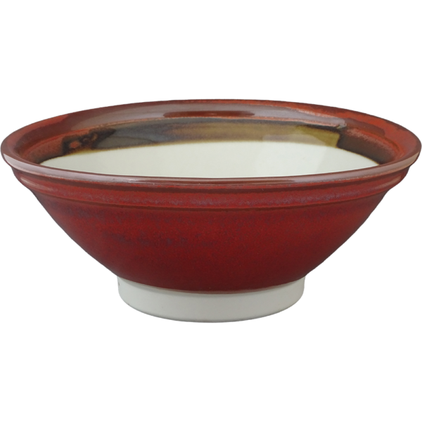 01150521 特選麺の器 22 赤（目無） 7寸スリ鉢 22×9㎝ P.175 ￥2500（税抜）