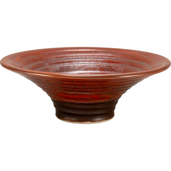 01151274 ﾒｶﾞ丼･ｷﾞｶﾞ丼 2 赤 反大鉢 32×11㎝ P.7 ￥20000（税抜）