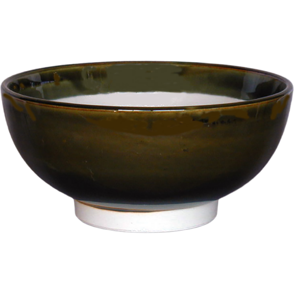 01170699 特選麺の器 22 織部（目無） 7寸深口丼  21×10㎝ P.175 ￥3450（税抜）