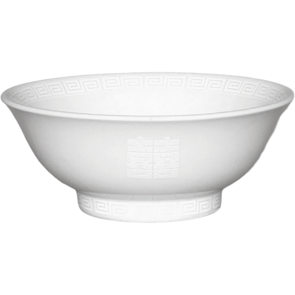 01260059 特選麺の器 5 雷門（白盛） 丸反7寸丼  20.8×8.3㎝ 1310㏄ P.158 ￥3600（税抜）