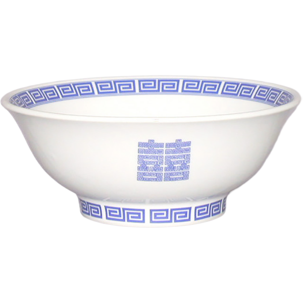 01270058 特選麺の器 5 雷門（ブルー） 丸反6.5丼  19.8×8.5㎝ 1250㏄ P.158 ￥3300（税抜）