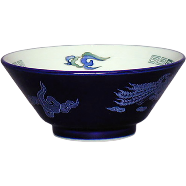 01310163 ルリ白竜 筋入ライス丼  14.8×6.4㎝ 400㏄ P.146 ￥1950（税抜）