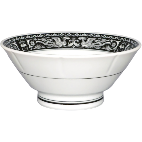 01400073 特選麺の器 26 黒鳳凰 切立高台6.5丼 20×9㎝ 1050㏄ P.179 ￥2700（税抜）