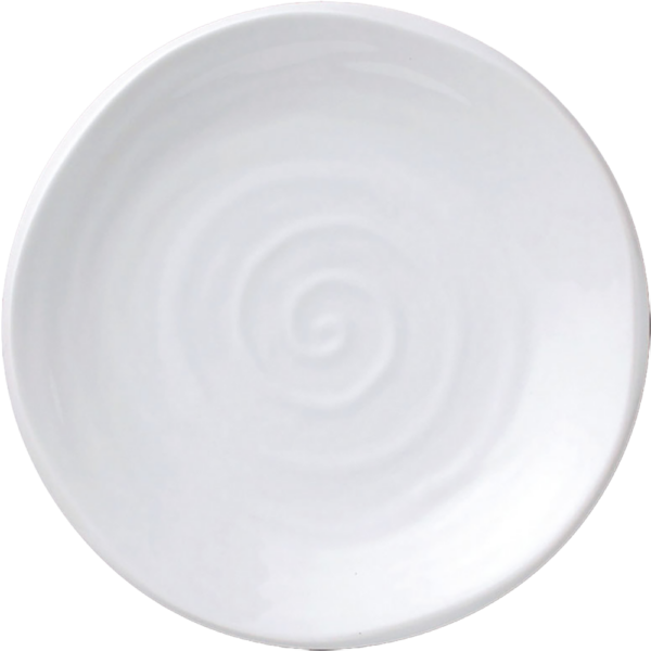 01410854 鳴門 白2 21㎝皿 21.3×2.5㎝ P.121 ￥600（税抜）