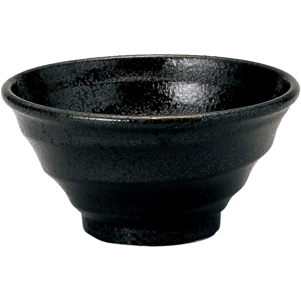 01420817 鳴門 黒耀 1 13㎝深丼 12.7×6.3㎝ 310㏄ P.122 ￥700（税抜）
