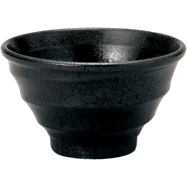 01420818 鳴門 黒耀 1 14㎝深丼 13.6×7.8㎝ 500㏄ P.122 ￥900（税抜）