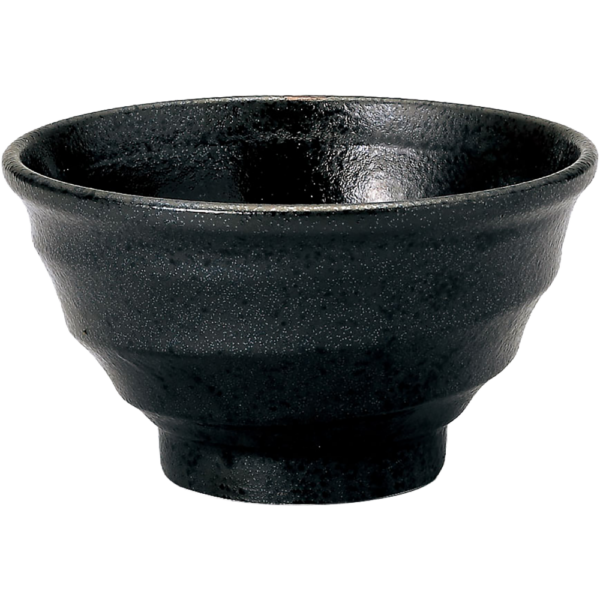 01420819 鳴門 黒耀 1 15㎝深丼 15×8.3㎝ 650㏄ P.122 ￥1000（税抜）