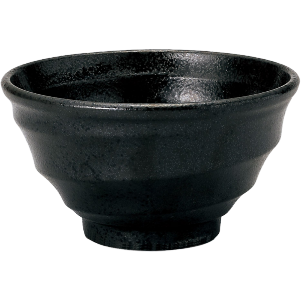 01420820 鳴門 黒耀 1 16㎝深丼 16.1×8.7㎝ 780㏄ P.122 ￥1100（税抜）