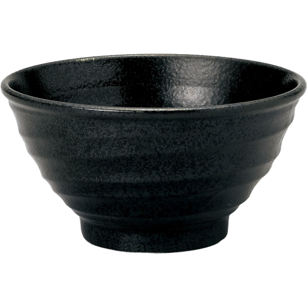01420821 鳴門 黒耀 1 18㎝深丼 18×9.3㎝ 1150㏄ P.122 ￥1500（税抜）