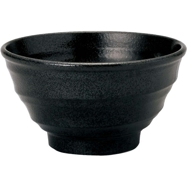 01420822 鳴門 黒耀 1 19㎝深丼 18.8×10.2㎝ 1350㏄ P.122 ￥1700（税抜）