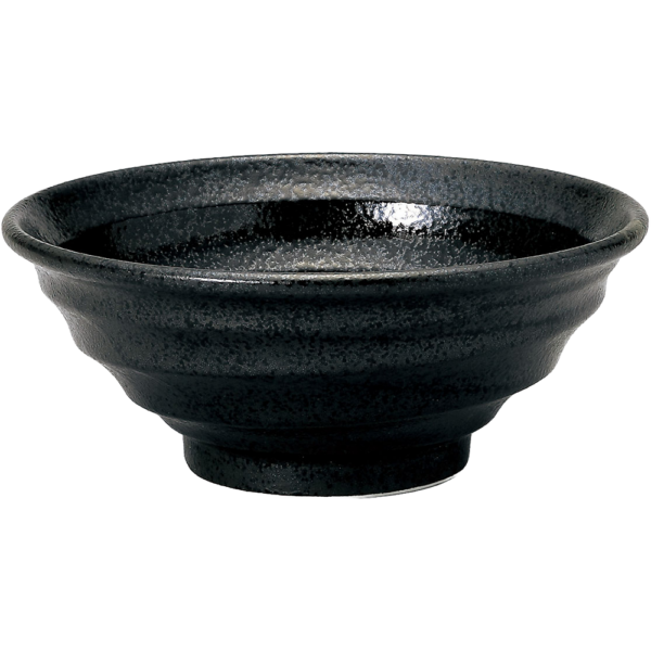 01420823 鳴門 黒耀 1 20㎝丼 19.9×7.9㎝ 1000㏄ P.122 ￥1100（税抜）
