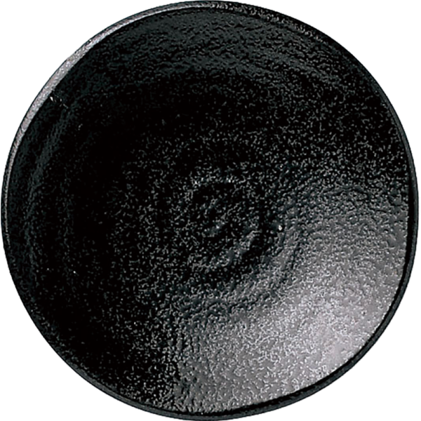 01420856 鳴門 黒耀 2 14㎝皿 14.4×2.3㎝ P.123 ￥600（税抜）