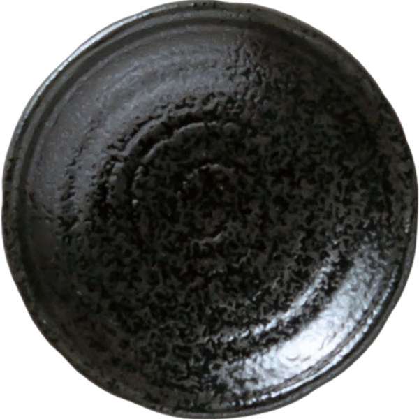 01420888 鳴門 黒耀 2 10㎝皿 10×2.1㎝ P.123 ￥400（税抜）