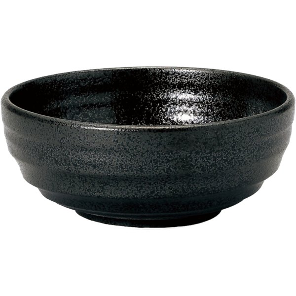 01421086 鳴門 黒耀 2 14㎝深鉢 14.2×6㎝ 550㏄ P.123 ￥800（税抜）