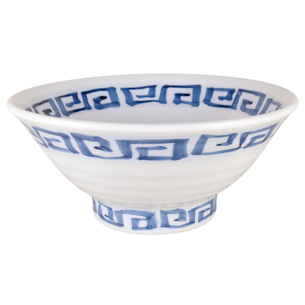 01440833 染付 2 染付雷門 6.5丼 18.5×8.6㎝ 930㏄ P.53 ￥2450（税抜）