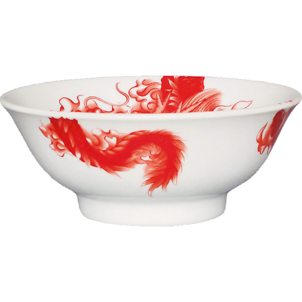 01520059 昇龍シリーズ イングレーズ昇龍（赤） 丸反7寸丼 20.8×8.3㎝ 1310㏄ P.40 ￥5200（税抜）
