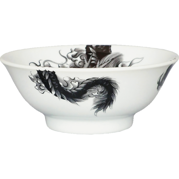 01530059 昇龍シリーズ イングレーズ昇龍（黒） 丸反7寸丼 20.8×8.3㎝ 1310㏄ P.40 ￥5200（税抜）