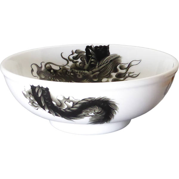 01531240 昇龍シリーズ イングレーズ昇龍（黒） 7寸玉丼（K） 22×7.7㎝ 1435㏄ P.40 ￥6700（税抜）