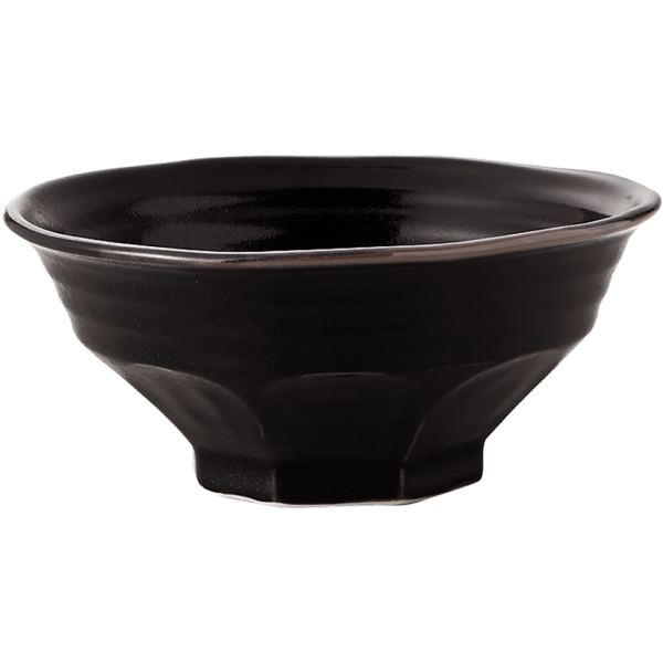 01580452 特選麺の器 25 柚子黒天目 7寸長浜丼 21.2×9.2㎝ 1350㏄ P.178 ￥2200（税抜）