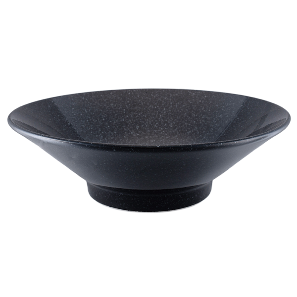 01590916 黒御影 1 切立高台24㎝浅丼 24.2×7.9㎝ 1400㏄ P.78 ￥2000（税抜）