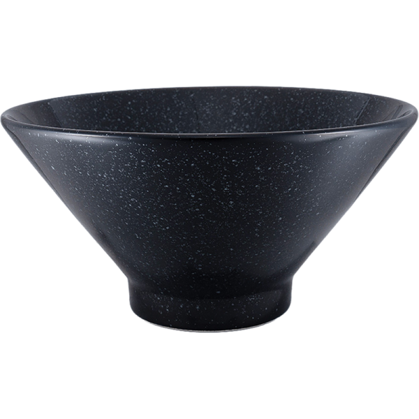 01591180 黒御影 1 高台19㎝深丼 19.3×10.1㎝ 1150㏄ P.78 ￥1600（税抜）