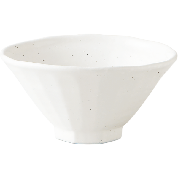 01740450 特選麺の器 16 白玉粉引 八角6.3丼 19×9.7㎝ 1160㏄ P.169 ￥2000（税抜）