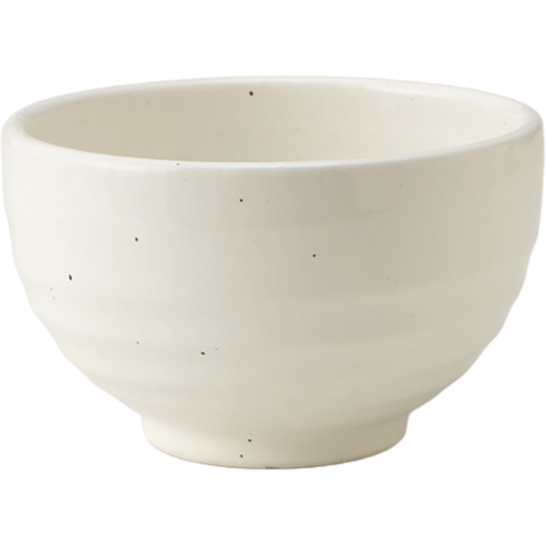 01741252 小鉢・つけ麵 2 白玉粉引 4寸多用丼 12.5×7.5㎝ 500㏄ P.33 ￥650（税抜）