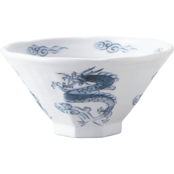 01790450 特選麺の器 16 黒昇竜 八角6.3丼 19×9.7㎝ 1160㏄ P.169 ￥2800（税抜）