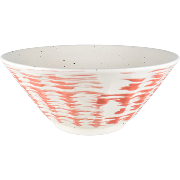 01840985 特選麺の器 20 朱巻 6.3ラーメン  19.7×7.8㎝ 1000㏄ P.173 ￥1200（税抜）