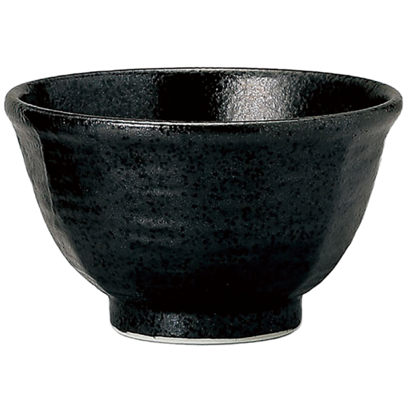 01860431 特選麺の器 12 黒耀 19㎝けずり丼 18.8×9.6㎝ 1300㏄ P.165 ￥1600（税抜）