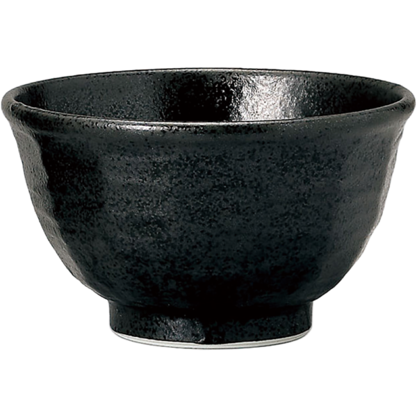 01860433 特選麺の器 12 黒耀 16㎝けずり丼 16.4×8.6㎝ 850㏄ P.165 ￥1200（税抜）