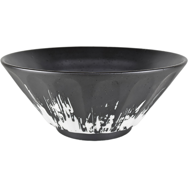 02040973 特選麺の器 20 白刷毛 6.8ラーメン  21.7×9㎝ 1500㏄ P.173 ￥1700（税抜）