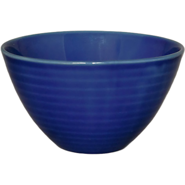 02050706 特選麺の器 21 ブルー 5.5深丼  17×10.5㎝ P.174 ￥2800（税抜）