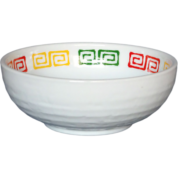 02140567 特選麺の器 4 三色雷門 麺丼(小)  19.8×7.2㎝ 1330㏄ P.157 ￥3400（税抜）